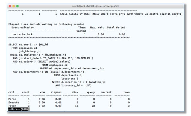 tkprof tool